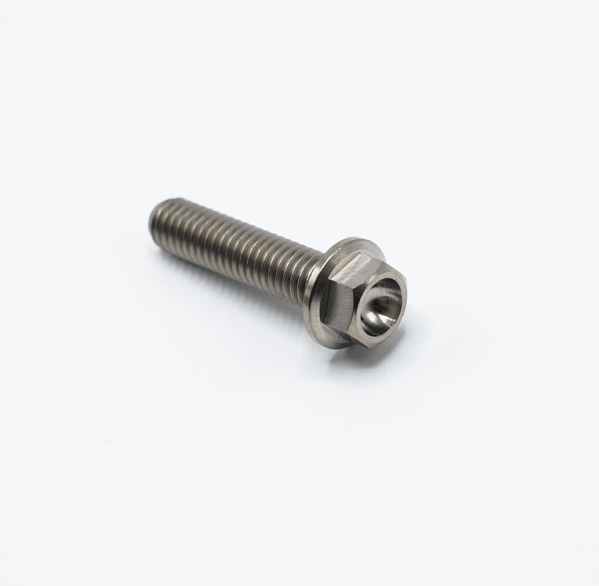 Hex Flange Bolt M6x25 Wmtitanium 