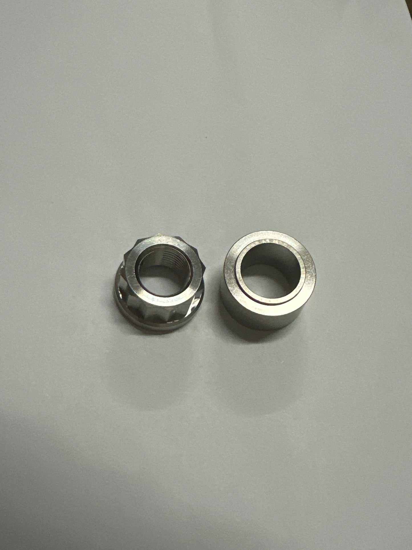 12 Point Flange Nut W/ Id Locating Washer T=16.3 5/8-Unf