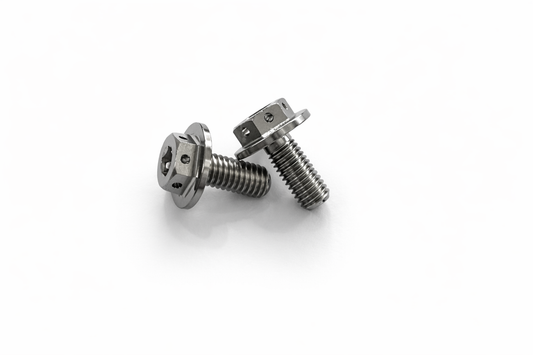 Drilled Hex Flange Bolt M6x14