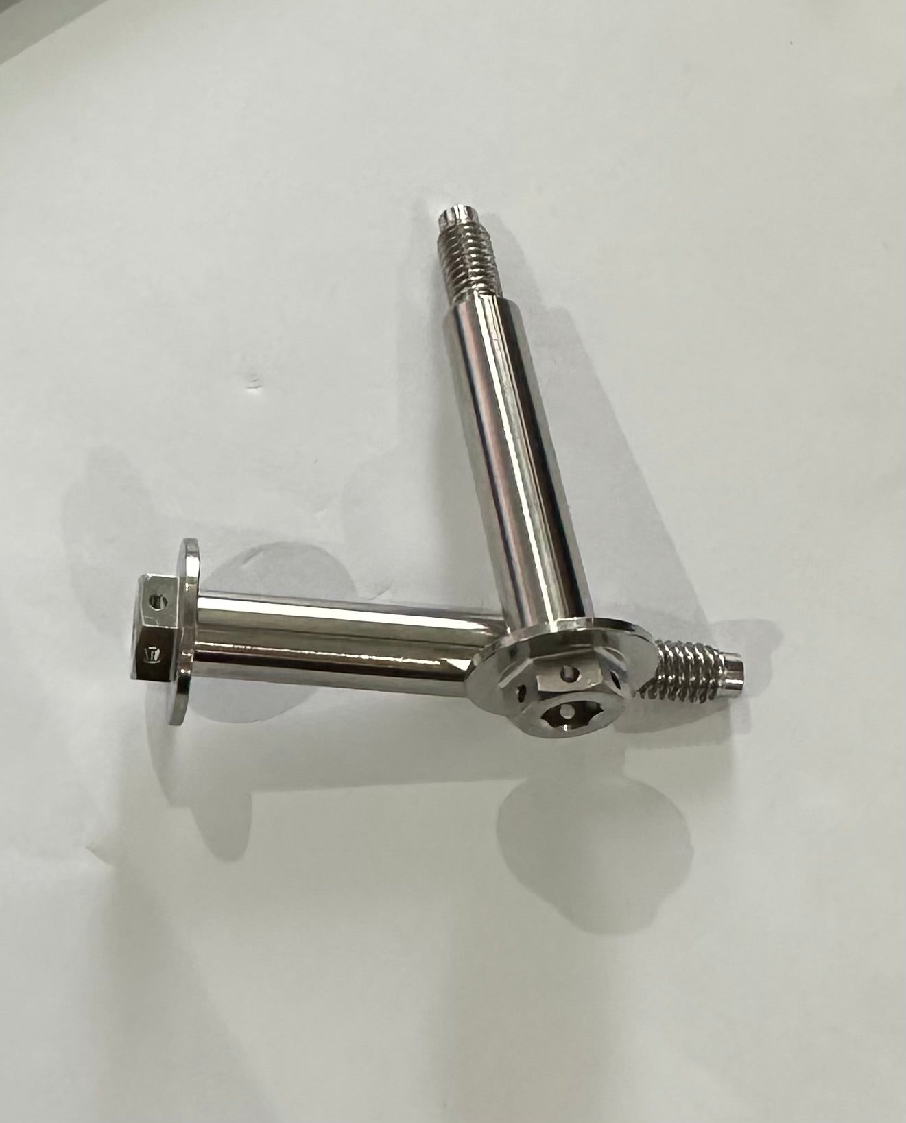 Drilled Hex Flange Bolt (14mm thread) M6x54