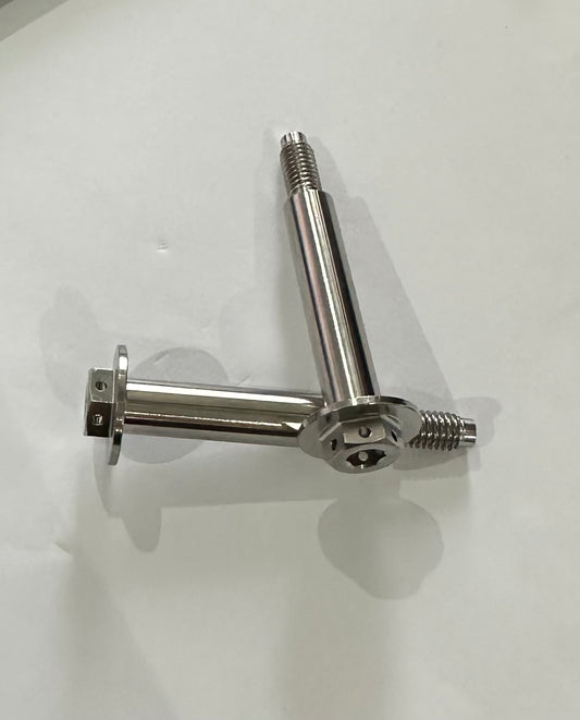 Drilled Hex Flange Bolt (14mm thread) M6x54