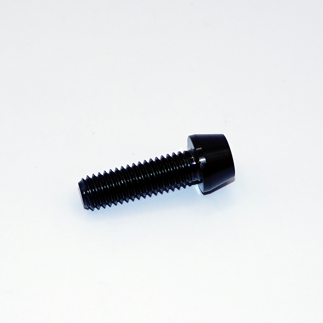 Taper Head Bolt M6x20 (Black) – WMTitanium